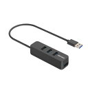 バッファロー USB-A 3.2 Gen1 バスパワー上挿しハブ 磁石付(ブラック) BSH4U320U3BK(2)