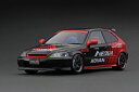 ignitionモデル 1/18 Honda CIVIC (EK9) Type R Black/Red【IG2679】 ミニカー