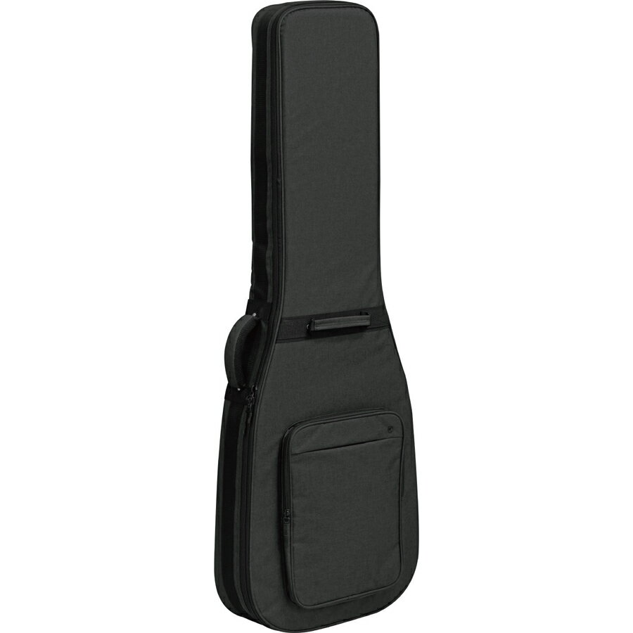【返品種別A】□「返品種別」について詳しくはこちら□※各種ケース/ギグバッグ類へ製品の収納可否/収まり具合に関するお問合せにはお答えできません。◆研ぎ澄ました「ありきたり」は次の「あたりまえ」になるセミハード並みの強度とギグバッグの運搬性能を両立させたケースです。上質な生地を使用したシンプルで洗練されたデザインはスーツからカジュアルまで男女問わないスタイルにマッチします。機能面にも徹底的にこだわり、通気性の良いサイドハンドルと握りやすいデザインのセンターハンドル、収納可能なリュックストラップにより快適な運搬をお約束。底部分にはプロテクターを搭載し衝撃から楽器を守ります。ケース内部ダメージを軽減する補強生地をヘッド部とボディ部に装備 。2つの外側大型ポケットはA4サイズを収納可、前面ポケットは内側縫製によりチャックを隠すことができ、スタイリッシュな見た目と共に不意の引っ掛かりを防ぎます。更に便利な吊り下げ用のリングや、滑りにくいチャックつまみを採用しました。これだけの機能を搭載しつつシンプルなデザインで軽量化を実現した“次のあたりまえ“がここにあります。◆特徴・シンプルで洗練されたデザイン上質な生地を使用し、外観は必要最低限の装備でシンプルに仕上げました。スーツからカジュアル、男女問わずマッチするデザインです。・快適な運搬を約束します長時間でも握りやすく通気性の良いサイドハンドルと薄くて瞬時に握りやすく出しゃばらないデザインのセンターハンドル、収納可能なリュックストラップにより快適な運搬をお約束。・たっぷり収納シンプルなルックスながらA4サイズを収納可能な二つの大型ポケットを搭載し、高い収納力を実現しました。・移動に安心を十分なクッションと着脱可能なヘッドレストを装備し、底部分にはプロテクターを搭載し、楽器をしっかり守ります。弦などのケース本体へのダメージを軽減する補強生地をヘッド部とボディ部内装に縫い付け耐久性UP。前面ポケットのチャックは内側縫製により隠すことが可能です。スタイリッシュな見た目と共に不意の引っ掛かりを防ぎます。・使いやすさを追求しました滑りにくいチャックつまみを採用し開閉時のストレスを軽減。フックなどにぶら下げて保管できるように吊り下げ用のリングも搭載。これだけの機能を搭載しつつも、シンプルな設計とデザインで軽量化を実現。※変形ベースや多弦ベースに対応した本製品には幅広い形状、サイズに対応可能なボディ用のパッドを付属(200×80×50mm(2個)、150×80×50mm(4個))■　仕　様　■内寸…全長：1280mmボディ長：650mmヘッド部幅：200mmボディ上部幅：370mmボディ下部幅：430mm厚み：80mmネックピローサイズ：250×200×60mm付属ボディパッド：200×80×50mm(2個)、150×80×50mm(4個)外寸：1330×480×170mm重量：約3.2kg[GVB60XLBBLK]キクタニ楽器・レコーディング＞楽器用バッグ/ケース＞ベース用ケース