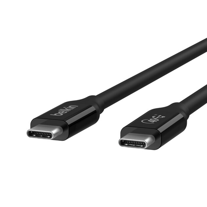 BELKIN CONNECT USB4 USB Type-C to Cケーブル 0.8m（ブラック） INZ001BT0.8MBK