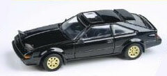 PARA64 1/64 トヨタ セリカ XX 1984 ブラック LHD(ヘッドライトアップ)【PA-55463】 ミニカー