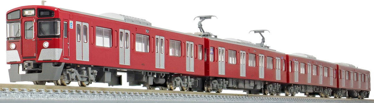 ［鉄道模型］グリーンマックス (Nゲージ) 31551 西武9000系（多摩湖線・赤色）4両編成セット（動力付き）