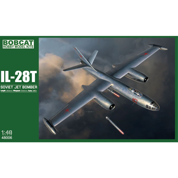 ボブキャットモデル 1/48 イリューシン Il-28T 雷撃機型【BBC48006】 プラモデル