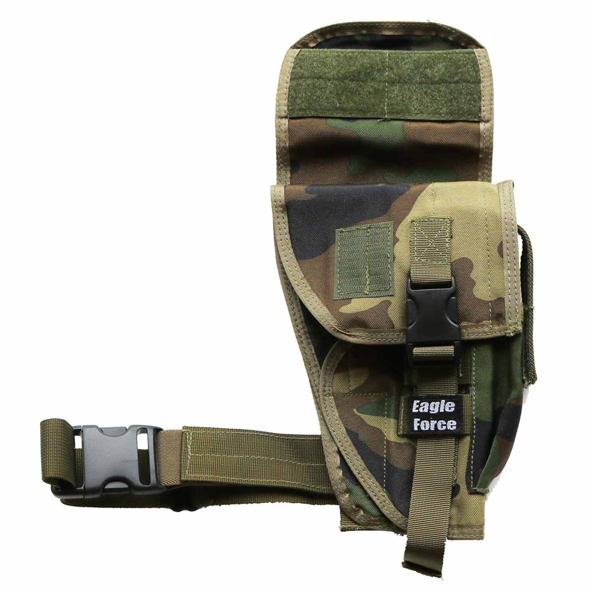 【返品種別B】□「返品種別」について詳しくはこちら□※画像はイメージです。実際の商品とは異なる場合がございます。【商品紹介】イーグル模型 LH5 レッグホルスターR(右)カモです。米軍最新モデルのレッグホルスターです。機能性、操作性に優れ、迅速な動作が可能です。デュ−ティ−ベルトへの固定部はマジックテープ採用で異なる幅のベルトにも楽々装着できます。右用カモフラージュ。ピストル全般に使用可能。フラッシュライトユニット装着時も収納可。(一部特殊大型フラッシュライトユニットは除く)模型＞モデルガン・エアガン＞装備品