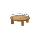 ペット用品　ペット用机　ペット用テーブル ペット用 木製テーブルシングル ブラウン リッチェル モクセイテ-ブル シングルブラウン