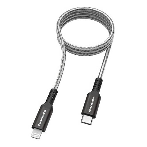 多摩電子 高速充電、Power Delivery対応 USB Type-C to Lightningメタルケーブル 1.0m（ブラック） TH226LCM10K