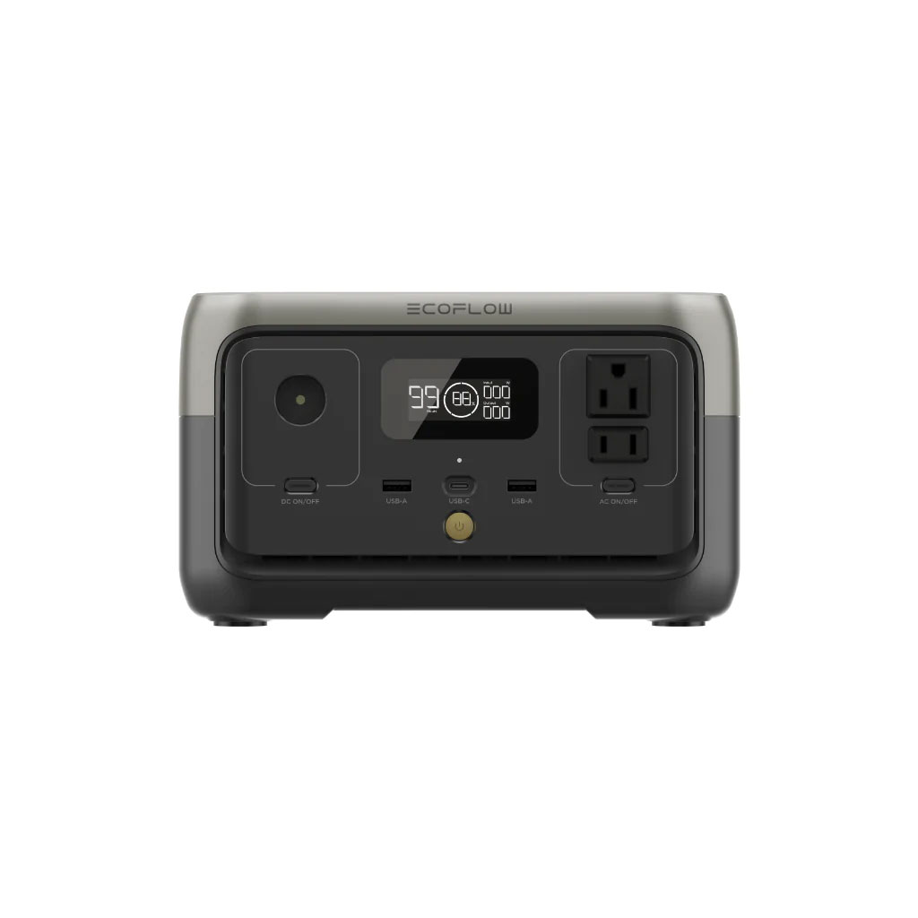 ZMR600-JP エコフロー ポータブル電源 256Wh　ACコンセント出力2口USB-C出力搭載 EcoFlow　RIVER 2 [ZMR600JP]