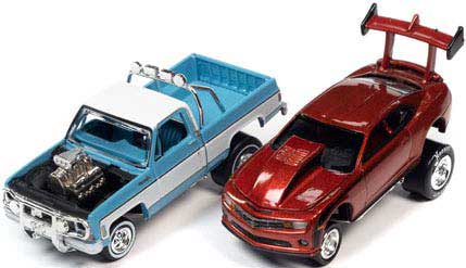 JOHNNY LIGHTNING 1/64 ジンガーズ 2台セット 2021 リリース 4 バージョン A【JLSP221A】 ミニカー