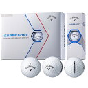 2023年モデル ゴルフ SUPERSOFT23-WH キャロウェイ スーパーソフトボール 1ダース 12個入り（ホワイト） Callaway SUPERSOFT