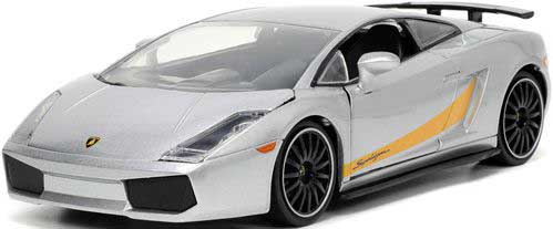 Jada Toys 1/24 ランボルギーニ ガヤルド スーパーレジェーラ シルバー【JADA34027】 ミニカー
