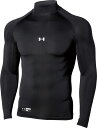 1358645-001-SM アンダーアーマー ヒートギアアーマー ロングスリーブ モックネック(ブラック・サイズ:SM) UNDER ARMOUR UA ベー...