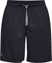 1358564-001-XXL アンダーアーマー テック メッシュ ショートパンツ（ブラック/ピッチグレー・サイズ：XXL） UNDER ARMOUR　UA