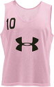 1295510-650 アンダーアーマー ナンバー ビブス (10枚セット)(ピンク/ブラック) UNDER ARMOUR UA