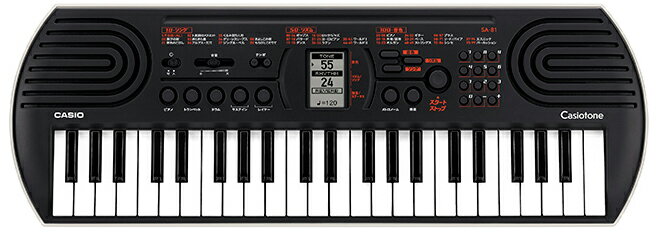 SA-81 カシオ 44鍵ミニキーボード(ブラック) CASIO