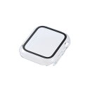 エレコム Apple Watch SE ( 第2世代 / 第1世代 ) / Series 6 / 5 / 4 40mm フルカバー ケース 強化ガラス ゴリラガラス 表面硬度10H 全面保護 液晶 側面 耐衝撃 指紋防止 飛散防止 側面光沢(クリア) AW-20SFCGOCR