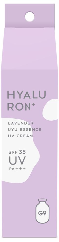 G9XL@EGbZX@UVN[ qA+ G9 SKIN UYU ESSENCE UV CREAM HYALURON+ x_[ 25g GR G9HYx_-N-