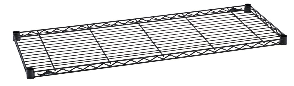 B1436B1 エレクターシェルフ ベーシックシリーズ ワイヤーシェルフ 幅900x奥行350mm （ブラック） [B1436B1]