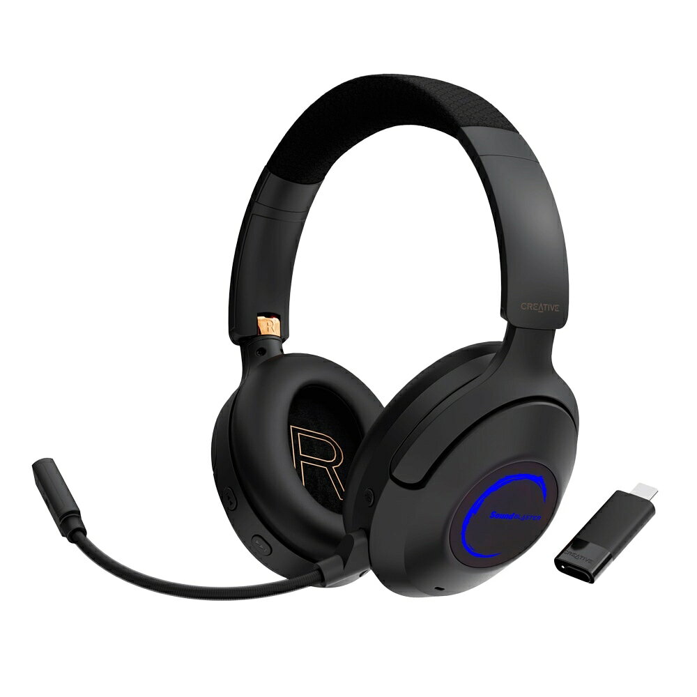 クリエイティブ ワイヤレスゲーミングヘッドセット Sound Blaster GH7 SB-GH7-BK
