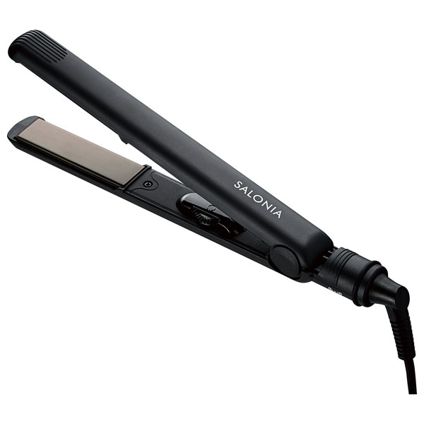 SL-010SB サロニア ミニ ストレートヘアアイロン（ブラック） SALONIA MINI HAIR STRAIGHTENER SL010SB