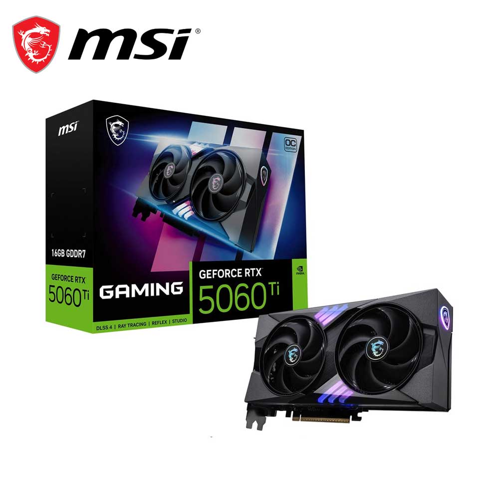MSI｜エムエスアイ MSI GeForce RTX 5060 Ti 16G GAMING OC （NVIDIA GeForce RTX 5060Ti チップセット搭載 / PCI Express 5.0 グラフィックスボード） 5060TI16GGAMINGOC