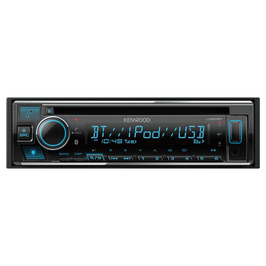 U381BT ケンウッド CD/USB/iPod/Bluetoothレシーバー1DIN KENWOOD