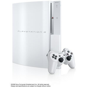 PS3 「PLAYSTATION 3」本体 【HDD 80GB】 CECH-L00CW（セラミック・ホワイト） [CECHL00CW]ソニー・コンピュータエンタテインメント