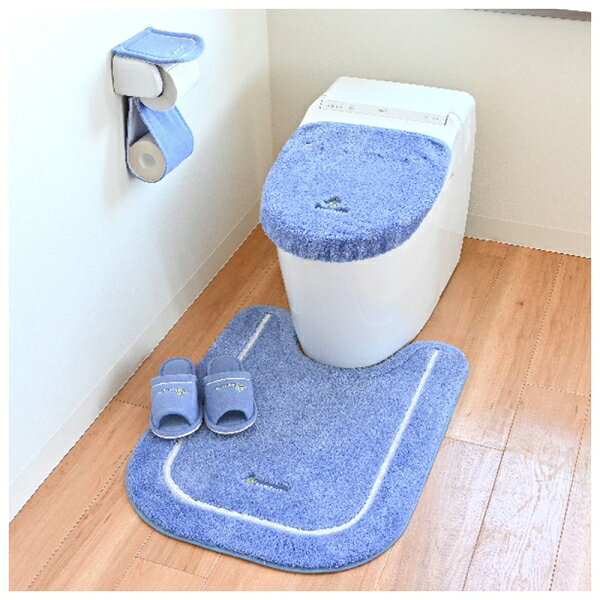 オカ コムフォルタ6 トイレマット 約75×60cm（ブルー） オカ3032462 [オカ3032462]