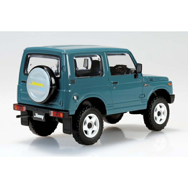 Joshin web 家電とPCの大型専門店のアオシマ 1/32 楽プラ スナップキット No.18CU-BG スズキ JA11 ジムニー カスタムホイール(ブルーグレー) プラモデル｜アングル2