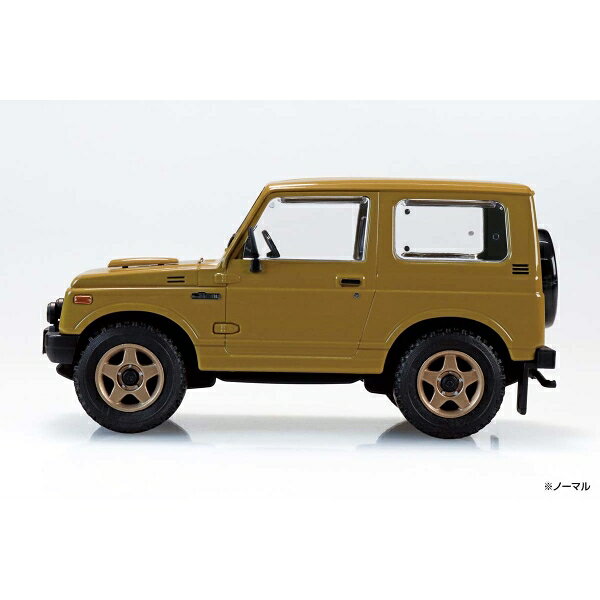 Joshin web 家電とPCの大型専門店のアオシマ 1/32 楽プラ スナップキット No.18CU-OE スズキ JA11 ジムニー カスタムホイール(オリーブ) プラモデル｜アングル3
