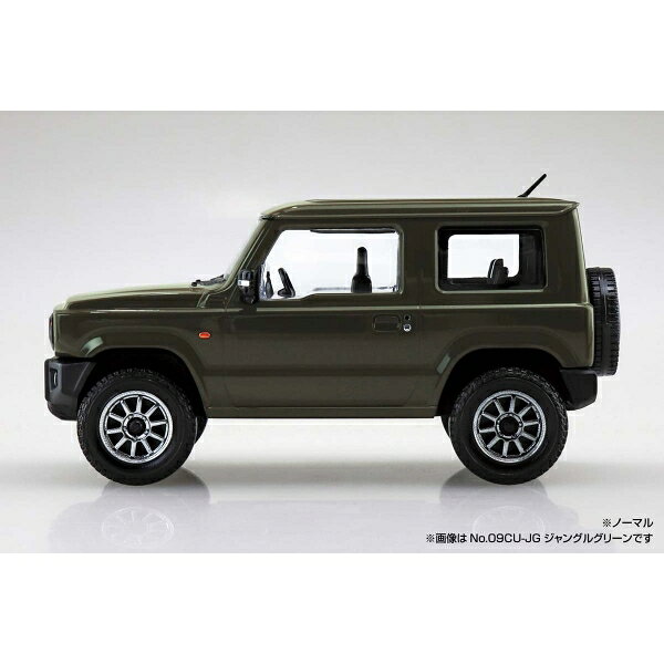 アオシマ 1/32 楽プラ スナップキット No.09CU-JG スズキ JB64 ジムニー カスタムホイール(ジャングルグリーン) プラモデル