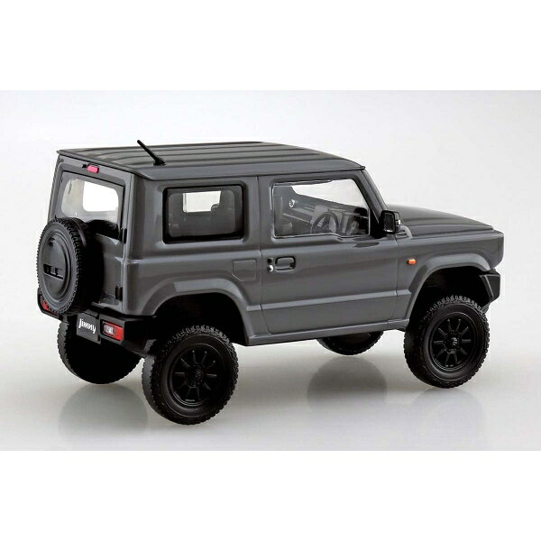 Joshin web 家電とPCの大型専門店のアオシマ 1/32 楽プラ スナップキット No.09CU-MG スズキ JB64 ジムニー カスタムホイール(ミディアムグレー) プラモデル｜アングル2