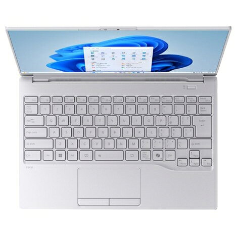 富士通｜FUJITSU ノートパソコン U77-K3【Joshinオリジナル】(14型/Windows11/Office/Core Ultra 7 155H/メモリ 16GB/SSD 1TB)シルバーホワイト FMVU77K3WZ