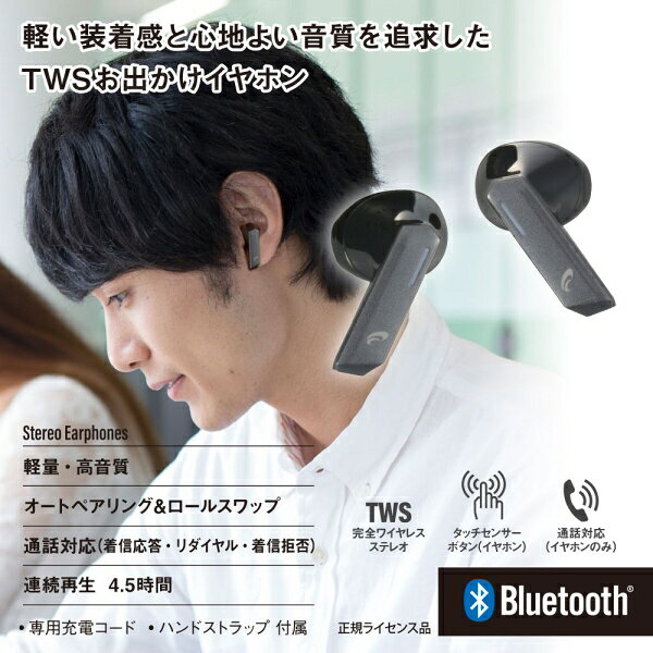 オーム 完全ワイヤレスイヤホン＋Bluetooth対応スピーカー充電ケース HSP-W530N AudioComm OHM jism-14626916 Joshin web 家電とPCの大型専門店 サンプル画像2