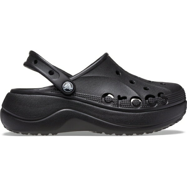 CROCS レディース バヤ プラットフォーム クロッグ（ブラック・サイズ：W6(22.0cm)） 208186-001-W6 クロックス サンダル Baya Platform Clog