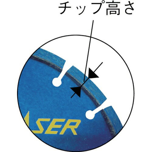 ロブテックス ダイヤモンドホイール レーザー(乾式) 304mm×30.5mm SL305-30.5 LOBSTER