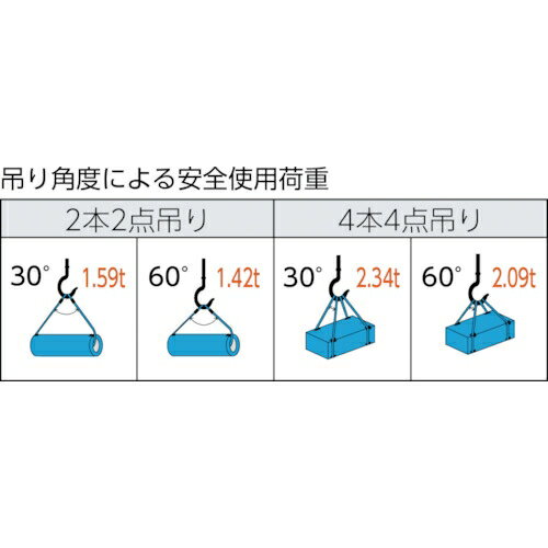 �ȥ饹���滳 �磻�䡼�����ץ���� A������ ����ߥ��å� 10mm��1.5m TWAL-10S1.5