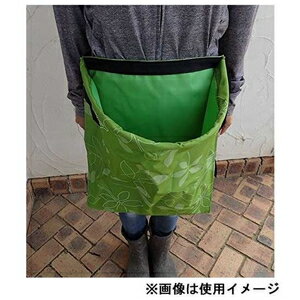 HB-21-リ-フシンセイ収穫ウエストバッグM(リーフ柄・容量(約):20L)