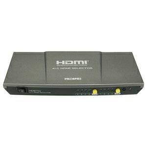 プロスペック HDMI変換アダプター【4台のHDMI機器を4分割して1台のディスプレイに...