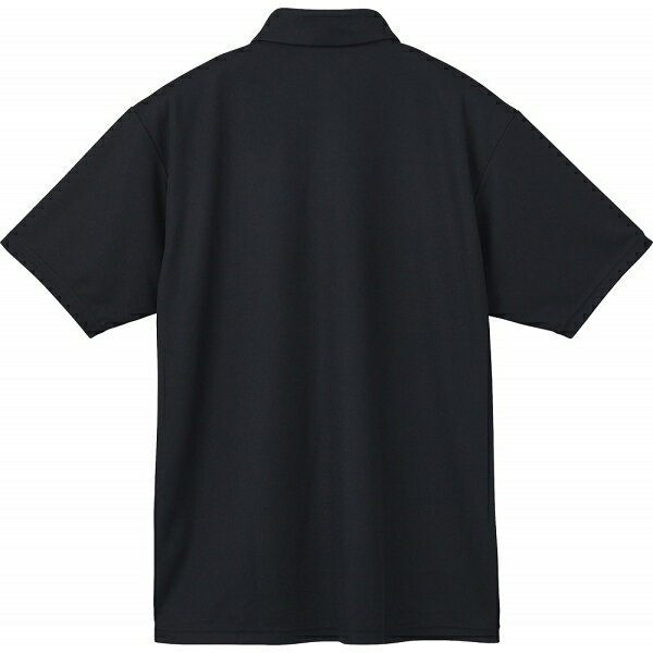 デサント メンズ ボタンダウンポロシャツ（ブラック・サイズ：L） DS-ST5SHST1M-BK00-L DESCENTE
