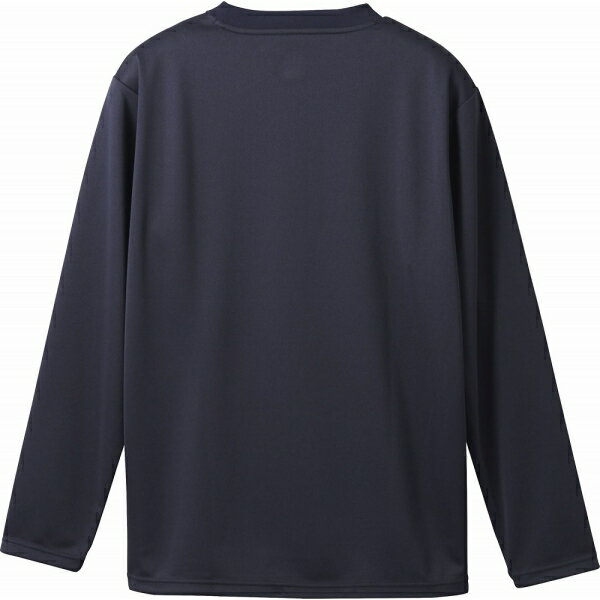 デサント メンズ ワンポイントロングスリーブシャツ（ネイビー・サイズ：L） DS-ST5SLTT0M-NV00-L DESCENTE