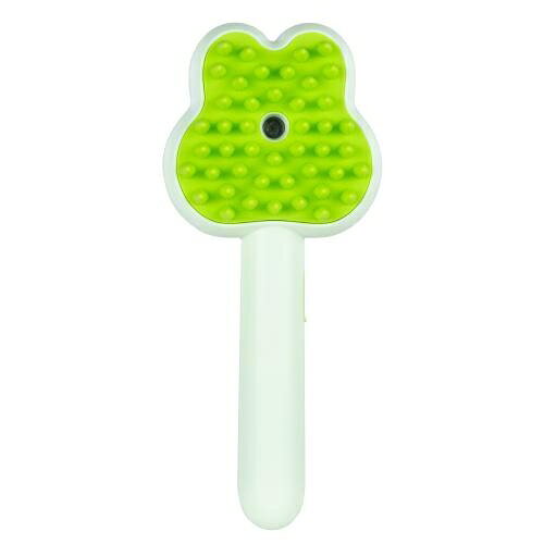 ペット用品 犬用 猫用 シリコンミストブラシ アンサー シリコンミストブラシ グリ-ン 2