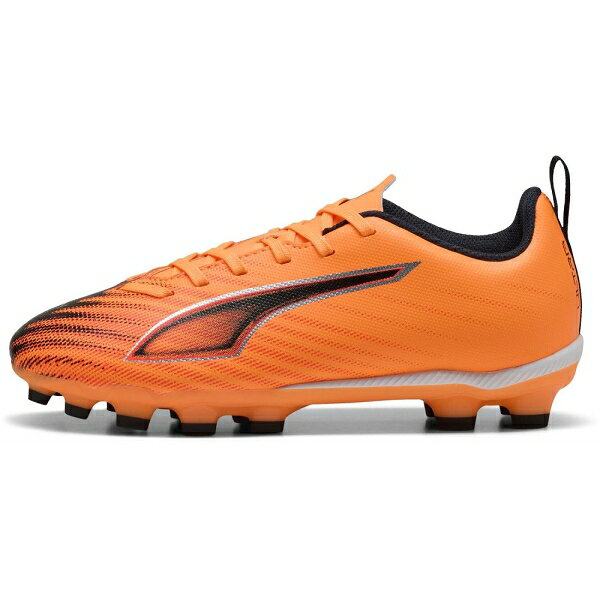 プーマ ジュニア サッカースパイク 固定式 ウルトラ 6 プレイ HG/AG + MID JR（Heat Fire-PUMA Black-Glowing Red・サイズ：23.5cm） PJ-10853603-235 PUMA