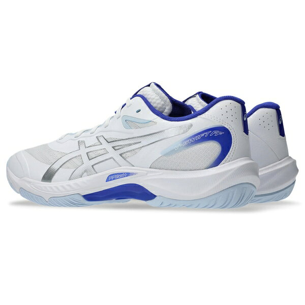 Joshin web 家電とPCの大型専門店のアシックス ユニセックス バレーボールシューズ V-SWIFT FF 5（White/Cobalt Burst・サイズ：26.5cm） 1053A073-101-26.5 asics｜アングル2