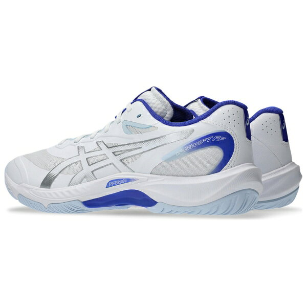 Joshin web 家電とPCの大型専門店のアシックス ユニセックス バレーボールシューズ V-SWIFT FF 5（White/Cobalt Burst・サイズ：26.5cm） 1053A073-101-26.5 asics｜アングル3