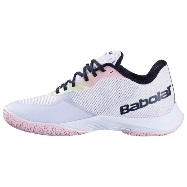 Joshin web 家電とPCの大型専門店のBabolaT(バボラ) レディース バドミントンシューズ シャドウ スピリット 2（ホワイト・サイズ：24.5cm） 3A1F25C642-1000-24.5｜アングル2