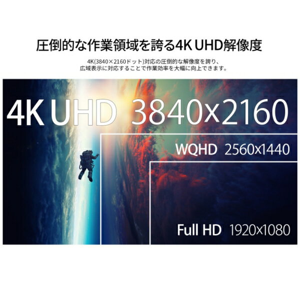 JAPANNEXT｜ジャパンネクスト 液晶ディスプレイ(31.5型/IPS(ADS)/4K UHD 3840×2160/60Hz/14ms/HDR400/HDMI2.0/DP1.4/USB TYPE-C/VESA)(ブラック) JN-IPS315U-HSPC6
