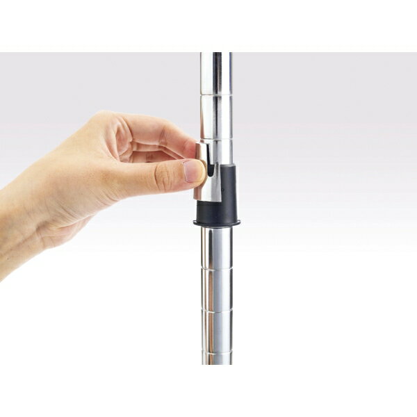 ルミナス スチールラック 簡単後付シェルフ レギュラーシリーズ 幅76×奥行46cm AEL7645 ルミナス・ポール径25mm専用【スリーブ付属】 [AEL7645]