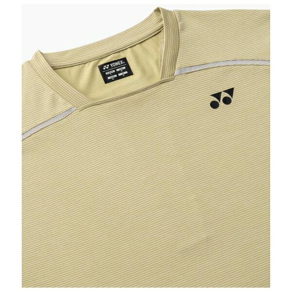Joshin web 家電とPCの大型専門店のヨネックス ユニセックス ドライTシャツ（カーキベージュ・サイズ：L） YO-16846-504-L YONEX｜アングル3