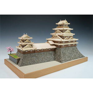 ウッディジョー 1/150 木製模型 広島城 木製組立キット