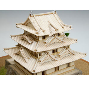 ウッディジョー 1/150 木製模型 宇和島城 木製組立キット